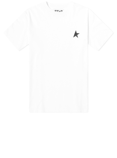 T-shirt Golden Goose Star Optic White/Black Hvid | GWP01220P00059310364
