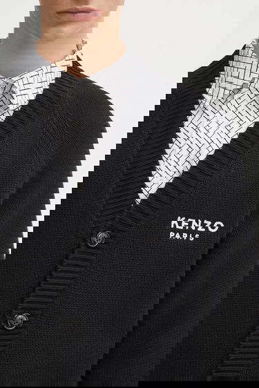 Sweater KENZO Kenzo Wool Blend Cardigan with Flower Design Sort | FF65CA7443LA, 3