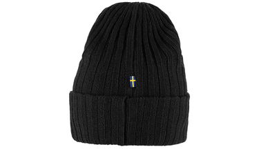 Beanie FJÄLLRÄVEN Byron Ribbed Knit Beanie Sort | F77388-550, 2