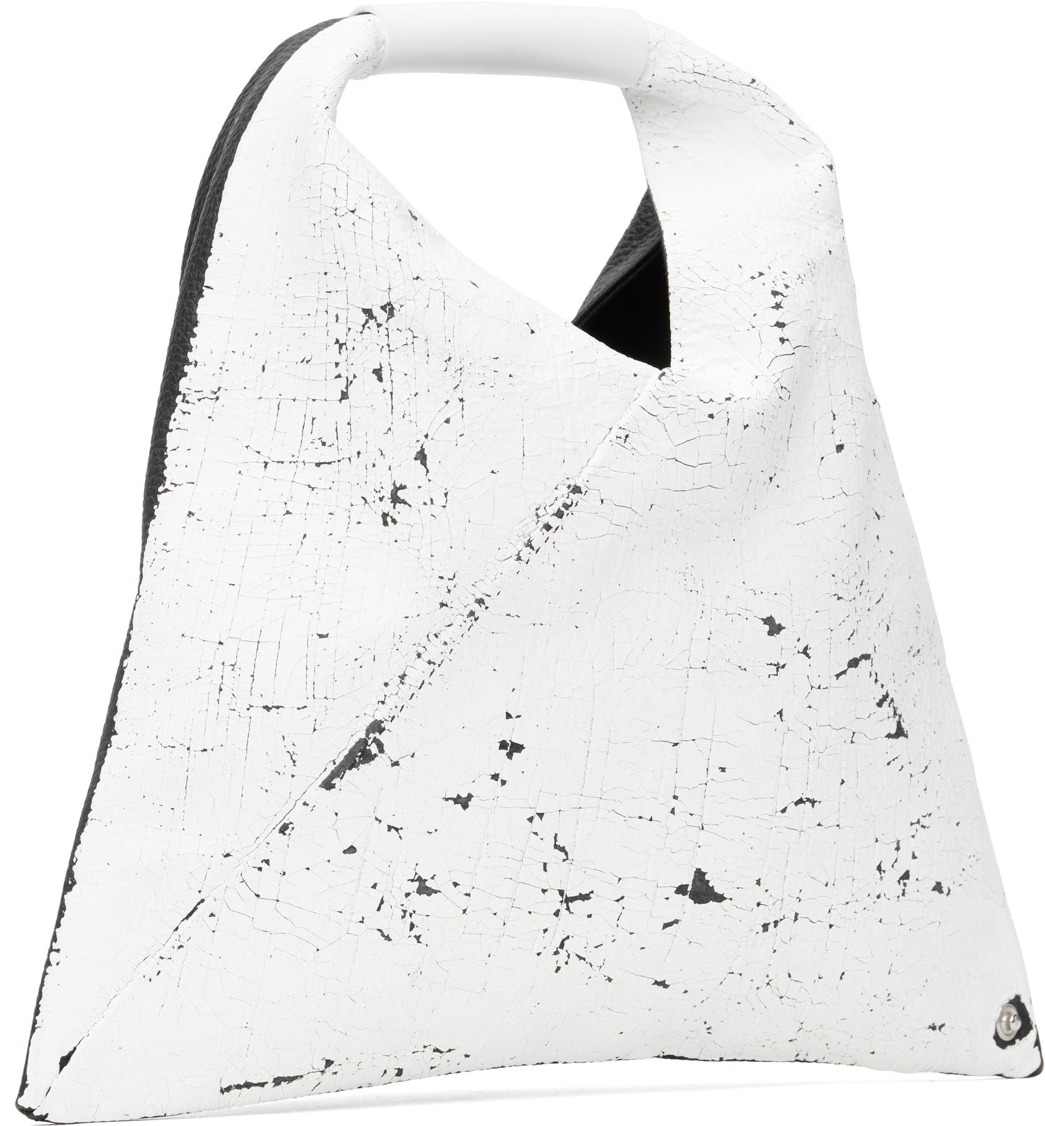 Håndtaske Maison Margiela MM6 Maison Margiela Triangle Mini Tote Bag Hvid | SB6WD0013 P8333, 1