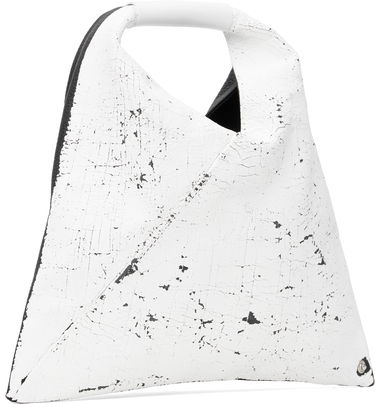 Håndtaske Maison Margiela MM6 Maison Margiela Triangle Mini Tote Bag Hvid | SB6WD0013 P8333, 1