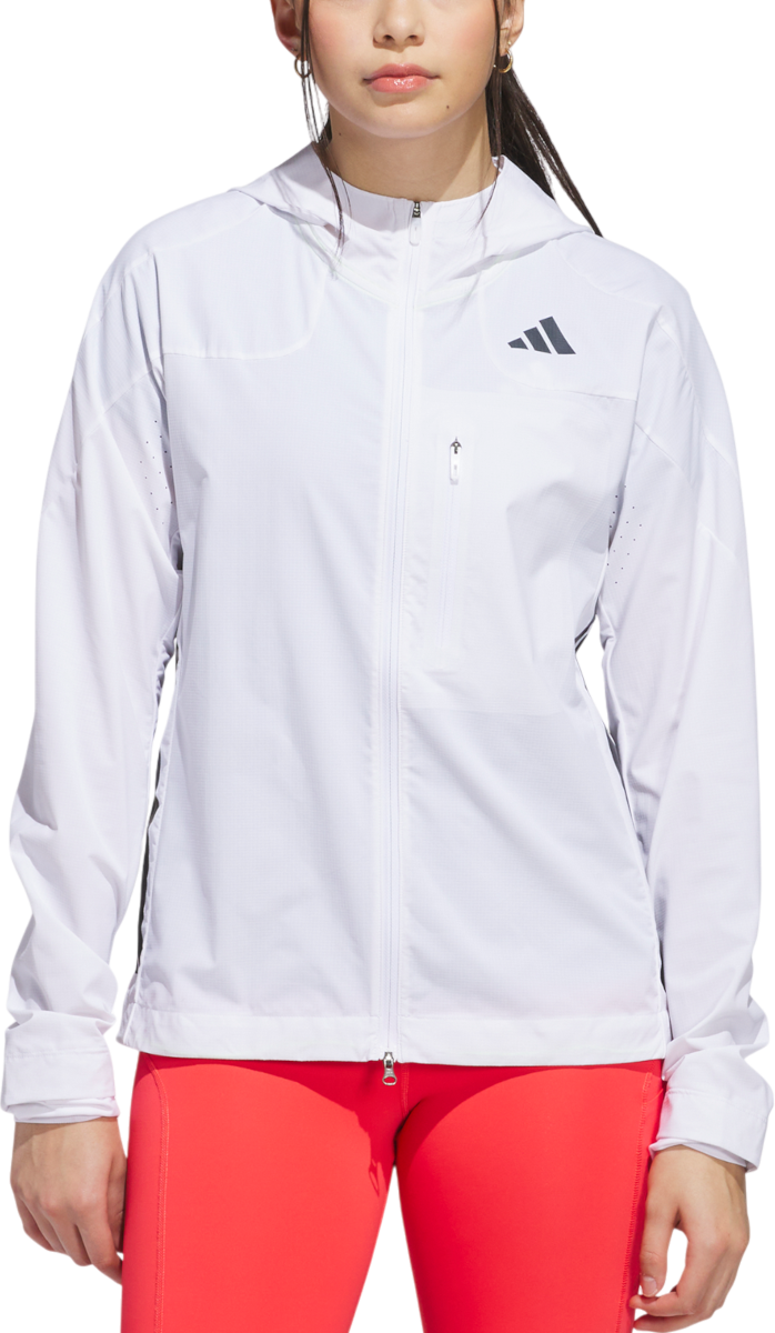 Vindjakke adidas Originals Adizero Hooded Jacket Hvid | jc6645