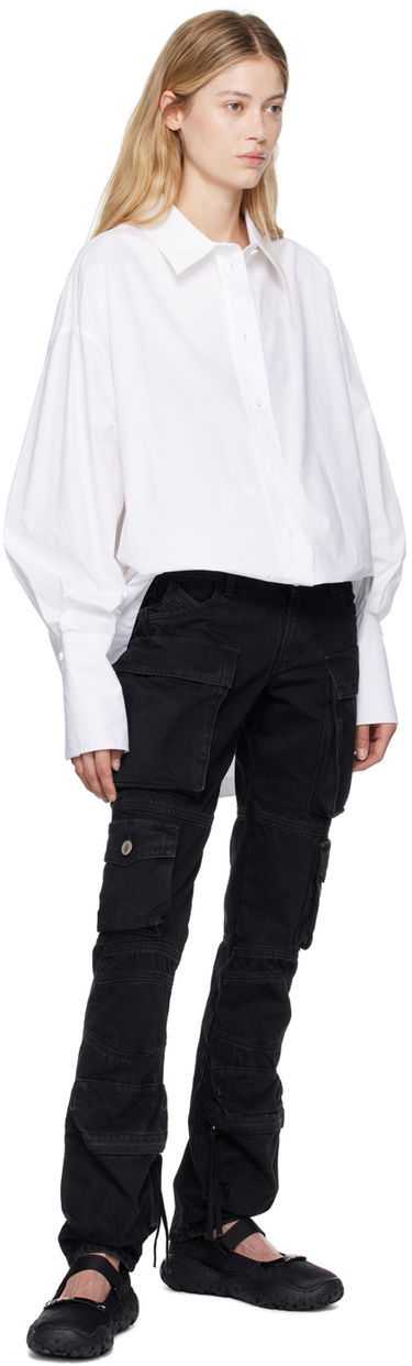 Cargo bukser The Attico Attico Essie Cargo Pants Sort | 241WCP113 D066, 3