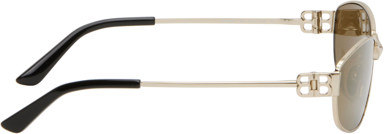 Solbriller Balenciaga Balenciaga Rectangular Metal Sunglasses Metalisk | BB0336S-003, 1