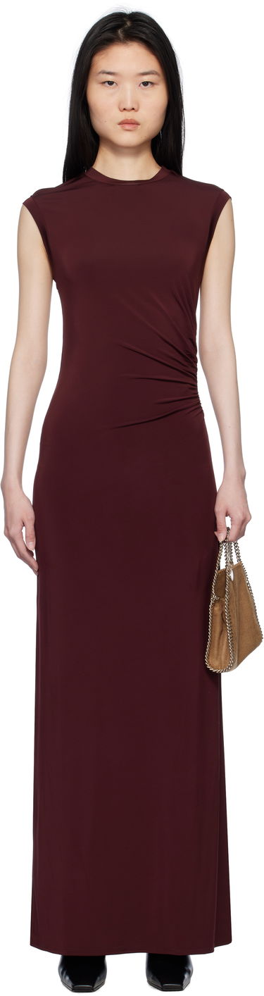 Kjole Stella McCartney Stella McCartney Sleeveless Maxi Dress Bourgogne | 6J03733SPZ76, 0