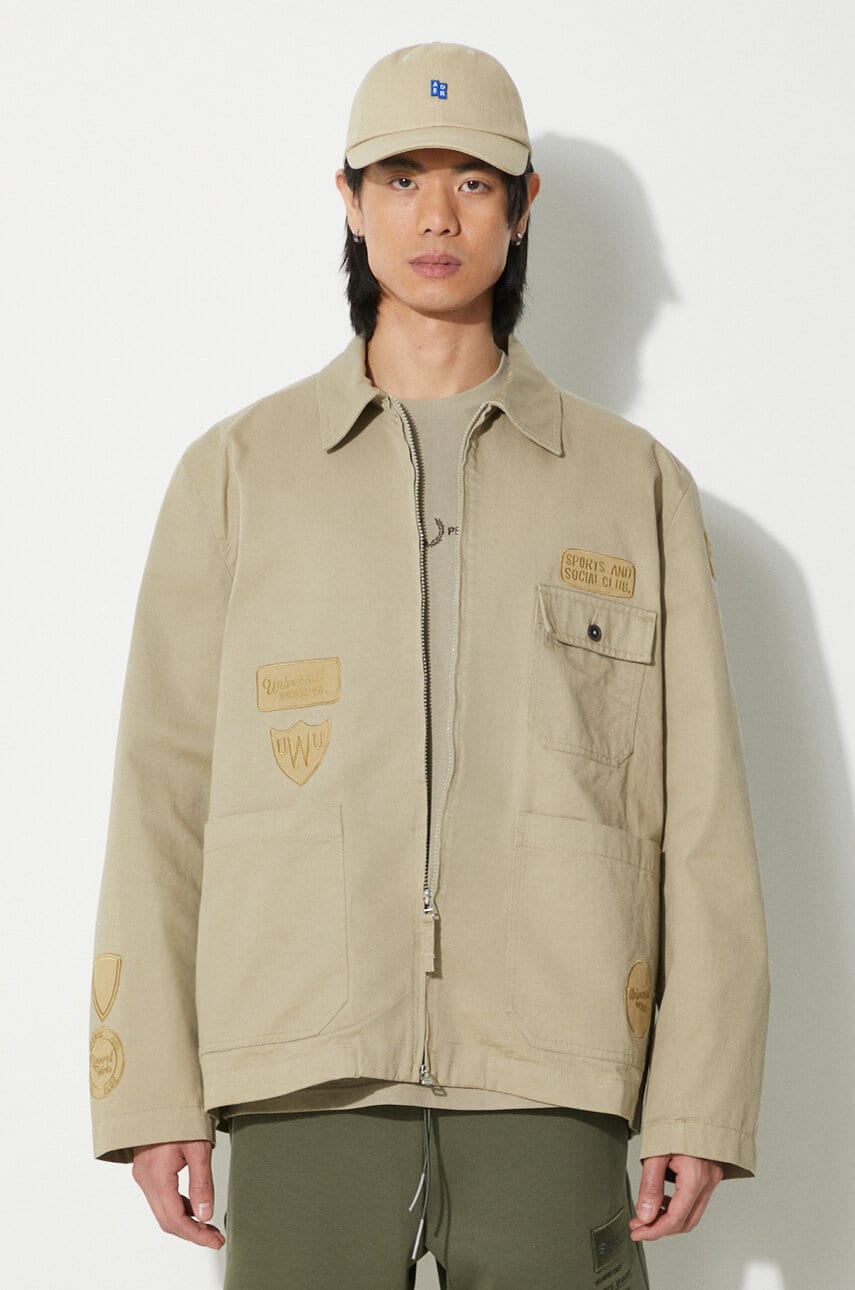 Jakke Universal Works Universal Works Gower Jacket Beige | 30108.STONE, 0