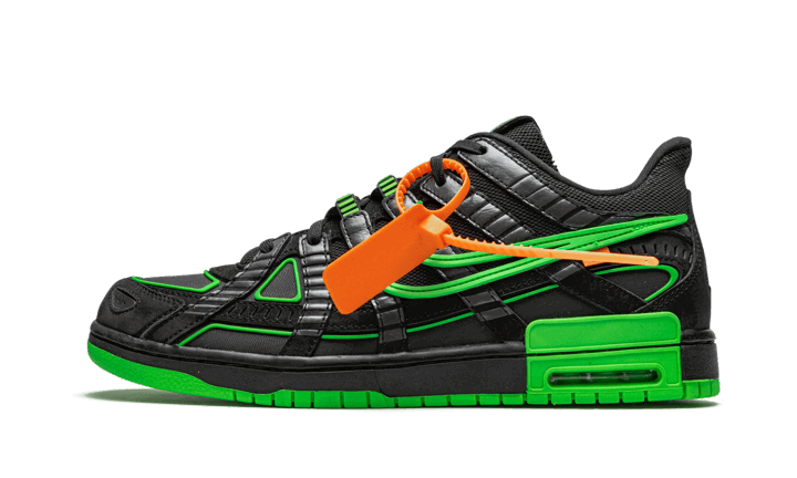 Sneakers og sko Nike Off-White x Air Rubber Dunk ''Green Strike'' Sort | CU6015-001, 0