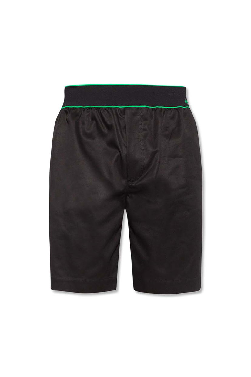 Shorts Bottega Veneta Elastic Waist Shorts Sort | 702097V1J101000