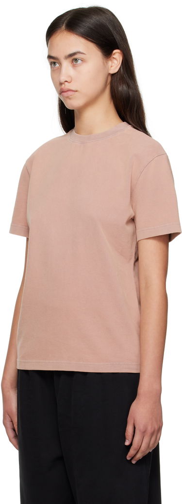 T-shirt Acne Studios Acne Studios Cotton Crewneck T-Shirt Lyserød | CL0352-, 3