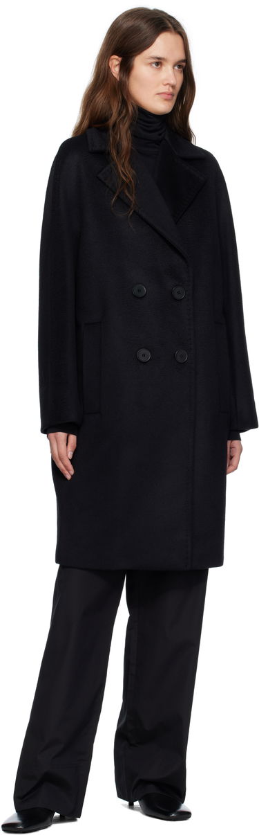 Frakker Max Mara Max Mara Agenda Double-Breasted Coat Sort | 2526016081600, 3