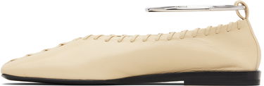 Sneakers og sko Jil Sander Jil Sander Ring Ballerina Flats Beige | J15WZ0009_P4864, 2