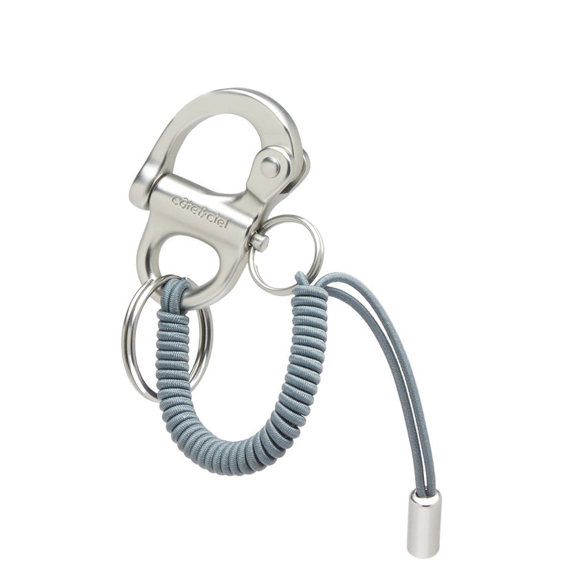 Nøgleringe côte&ciel LetGo Key Ring with Retractable Cord Metalisk | 29063-000