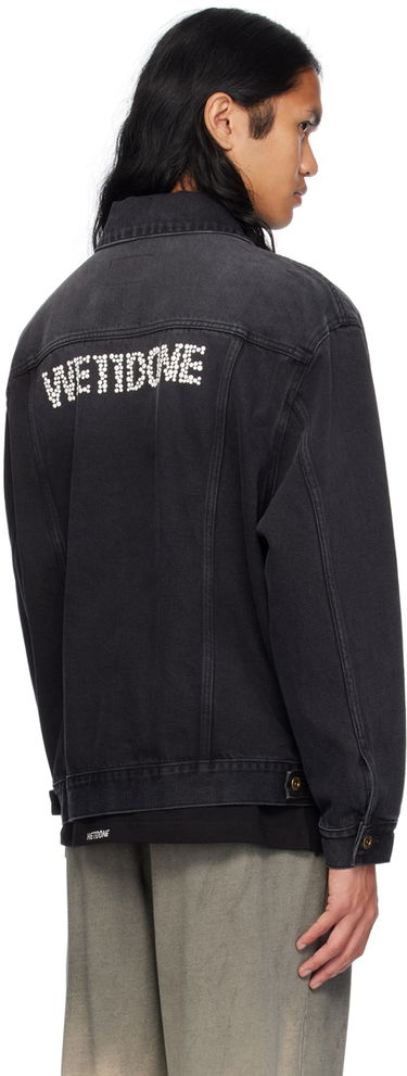 Jakke We11done Denim Jacket Sort | WD-DJ2-24-364-U-BK, 2