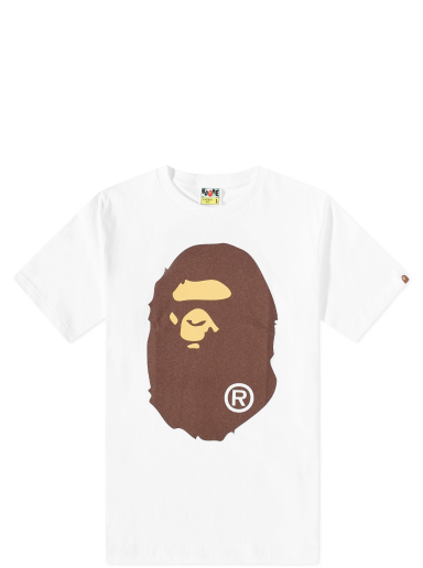 T-shirt BAPE Classic Big Ape Head T-Shirt White Hvid | 001TEJ301003M-WHT