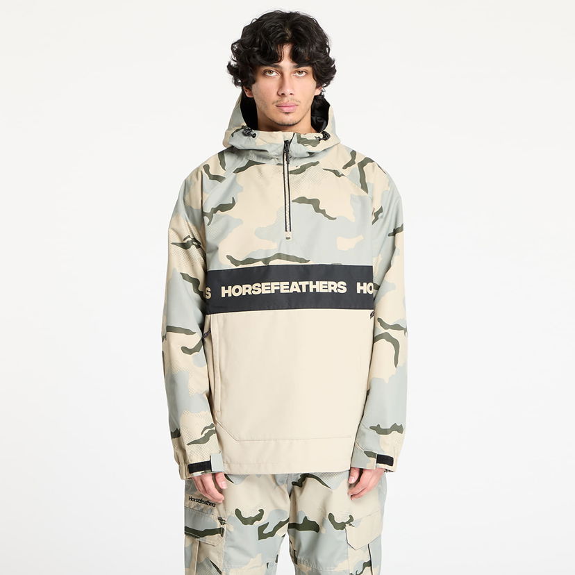 Vindjakke Horsefeathers Horsefeathers Gordie Anorak Jacket Beige | OM322C