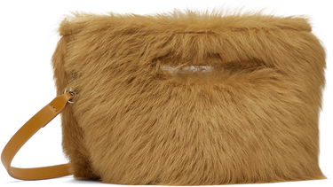 Håndtaske The Attico Attico 'Via dei Giardini 15' Fur Shoulder Bag Brun | 250WAH00048 LBT119AA, 1