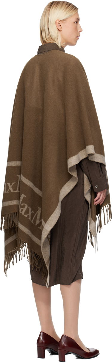 Tørklæde Max Mara Hilde Poncho Scarf Brun | 2524546071600, 2