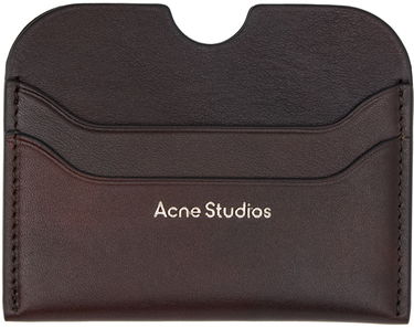 Tegnebog Acne Studios Leather Card Holder Brun | CG0268-, 0