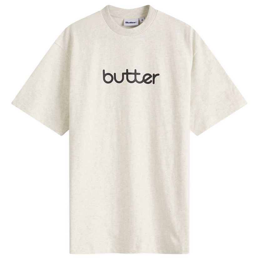 T-shirt Butter Goods Alpine T-Shirt, Size Large Beige | BG251102-GRY