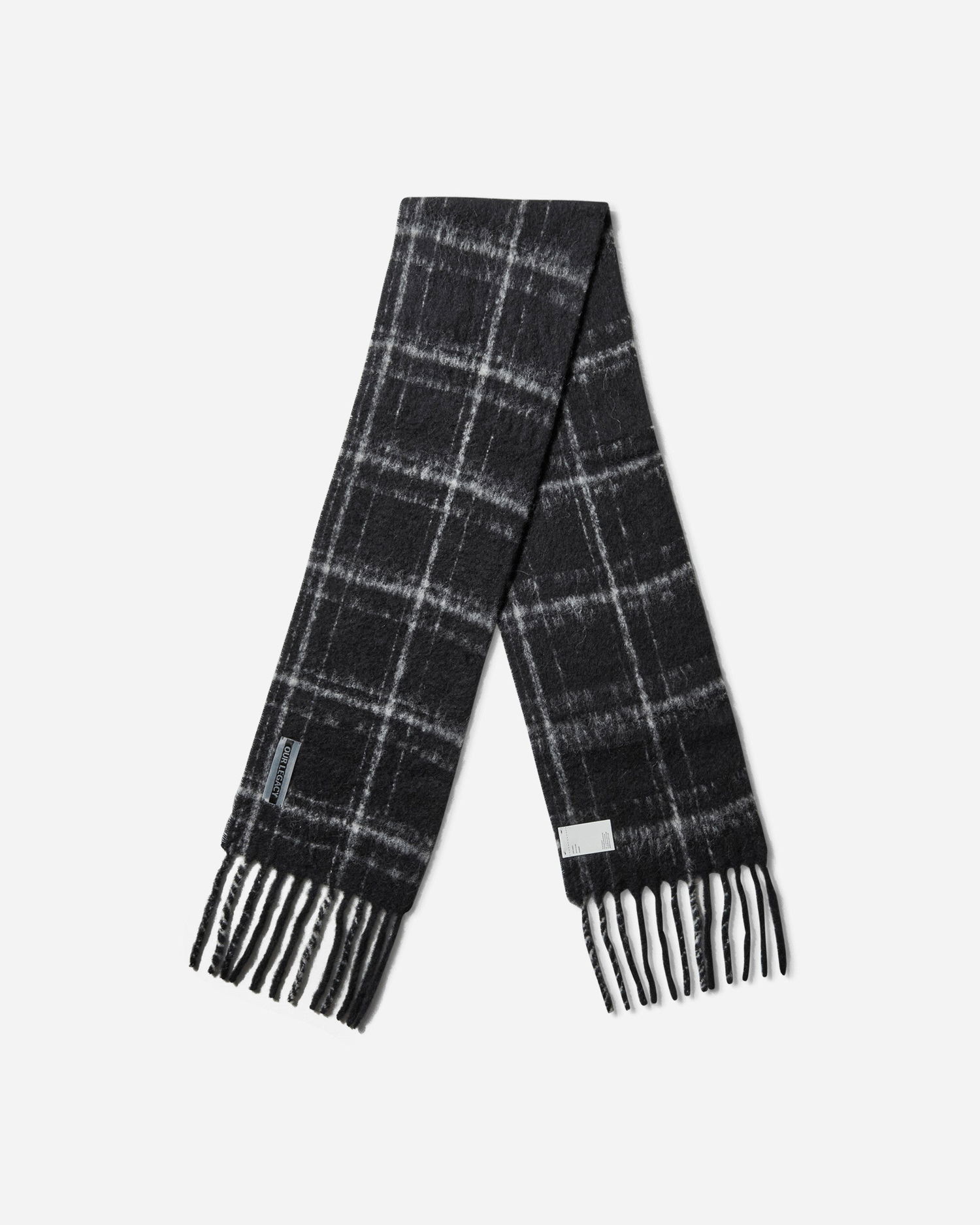 Tørklæde OUR LEGACY Our Legacy Estate Check Scarf Sort | A4248EBF 001, 0
