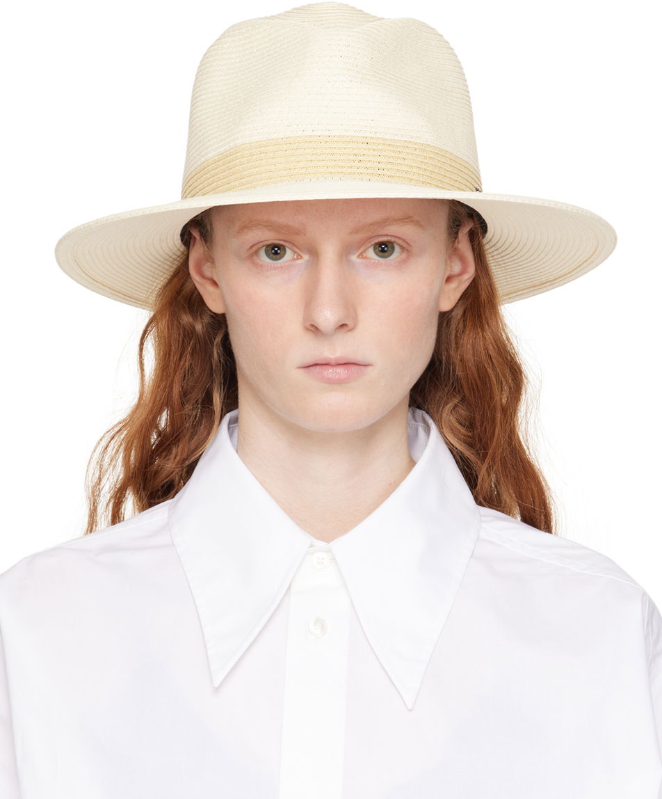 Hat rag & bone rag & bone City Straw Hat Beige | WJW23P1008RZ08, 0