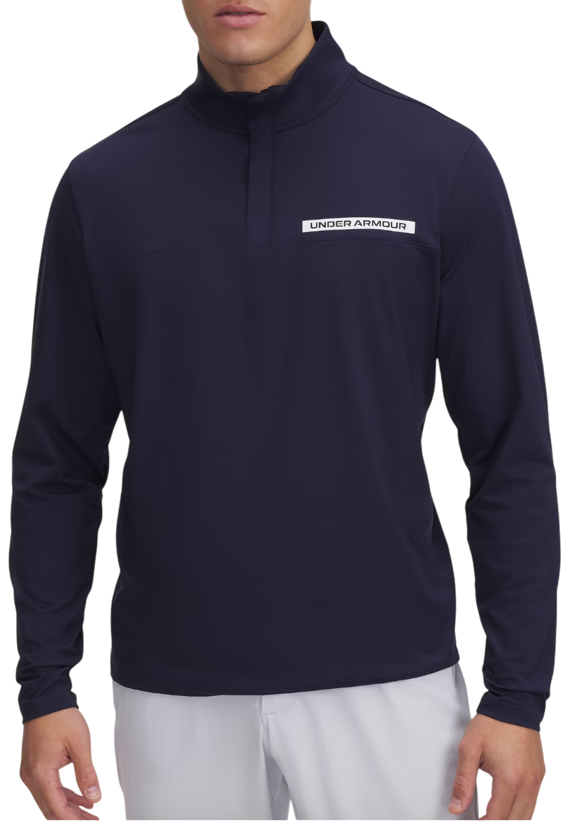 Sweatshirt Under Armour UA T2G 1/4 Zip Pullover Mørkeblå | 1389878-410, 0