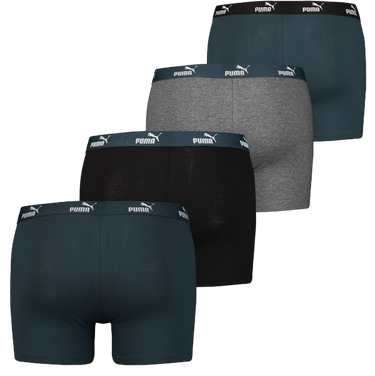 Boksere Puma Promo Solid Boxer 4 Pack Flerfarvet | 701223688-003, 1