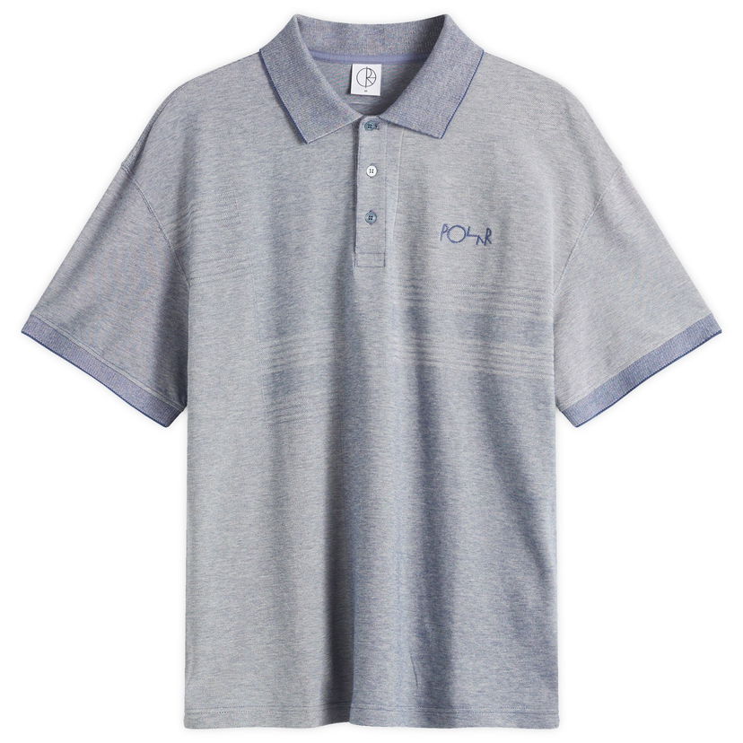 Polo skjorte Polar Skate Co. Pique Surf Polo Shirt, Size Large Blå | PSC-SP25-46