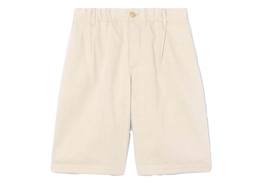 Shorts Jacquemus Le Short Gelati Pleated Beige | 225PA009-1011 150, 0
