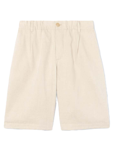 Shorts Jacquemus Le Short Gelati Pleated Beige | 225PA009-1011 150