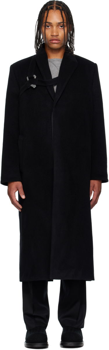 Frakker HELIOT EMIL HELIOT EMIL Titan Wool Coat Sort | AW25_M_01_013_BLK01, 0