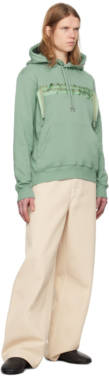 Sweatshirt LANVIN Lanvin Curb Lace Hoodie Grøn | RM-HO0001-J199-P25, 3