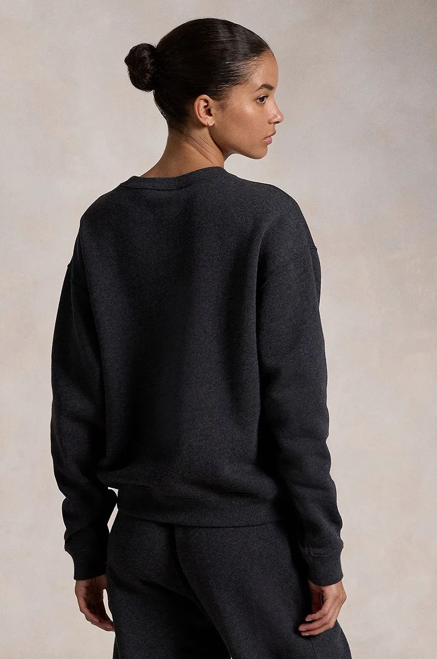 Sweater Polo by Ralph Lauren Fleece Sweatshirt Grå | 211943006, 1