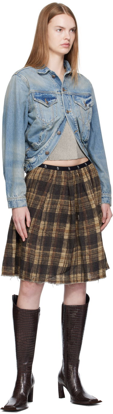 Jakke R13 R13 Wrap Around Trucker Jacket Blå | R13WD182-D343A, 3