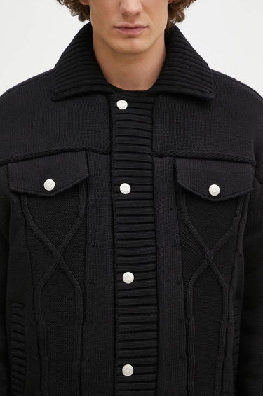 Sweater KENZO Oversized Knitted Jacket Sort | FE65OU1419NC.99, 3