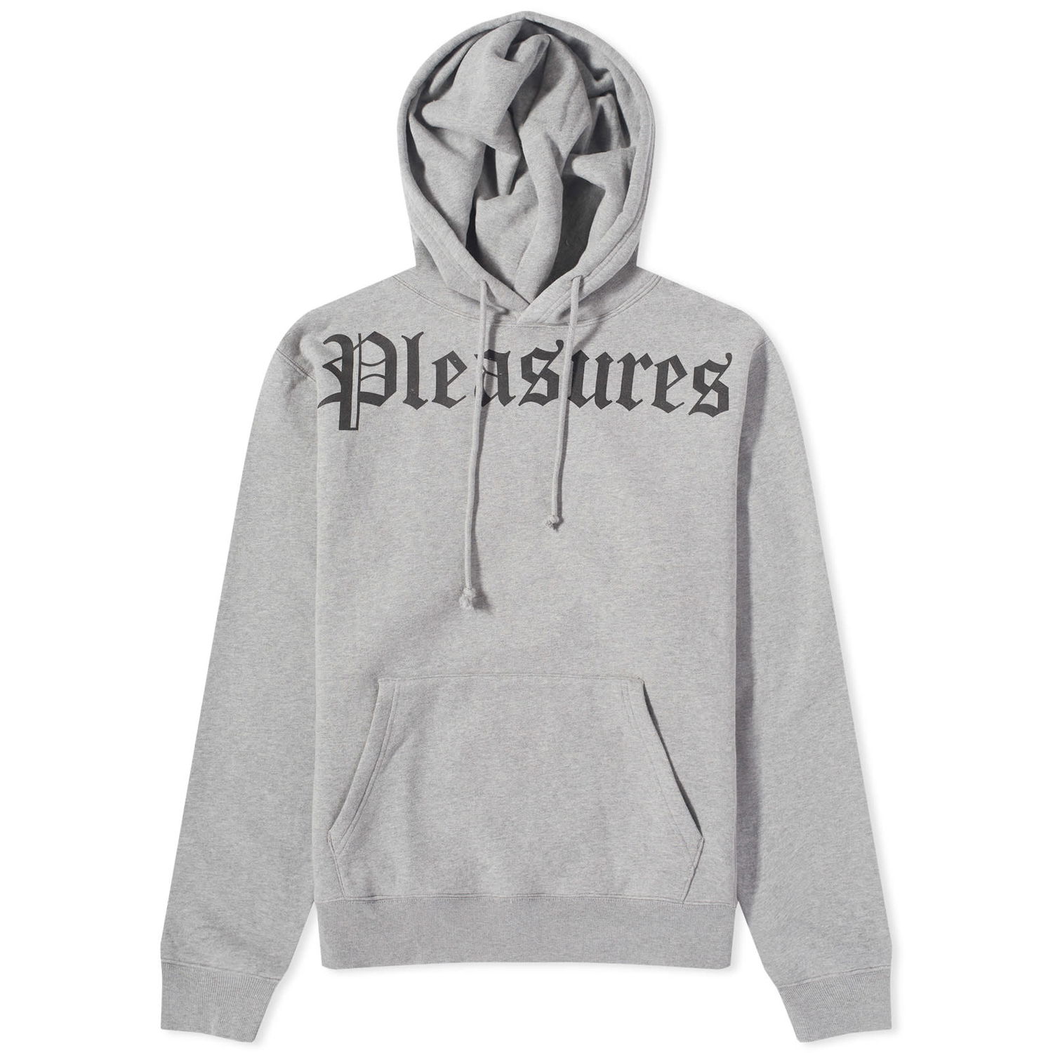 Sweatshirt Pleasures Pub Hoodie Heather Grey Grå | P23SU058-GRY, 0