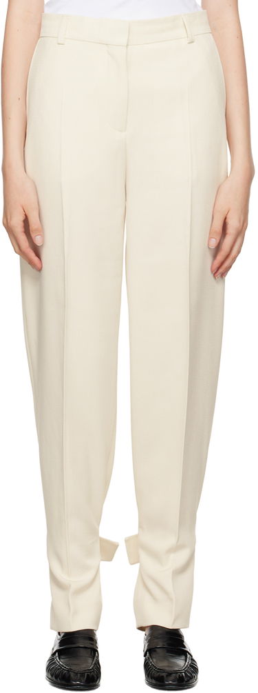 Bukser TOTEME TOTEME Buckled Slouch Trousers Beige | 244-WRB0213-FB0315, 0