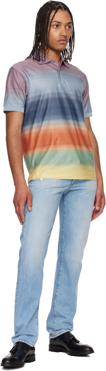 Polo skjorte Paul Smith Paul Smith Smith Stripe Cotton Polo Flerfarvet | M1R-958P-P02662, 3