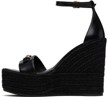 Sneakers og sko Versace Medusa '95 Leather Wedge Sandals Sort | 1014100_DVT2P, 2