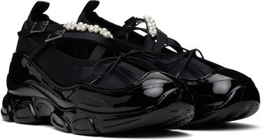 Kjole Simone Rocha Simone Rocha Beaded Tracker Ballerinas Sort | HT19B 0755, 3