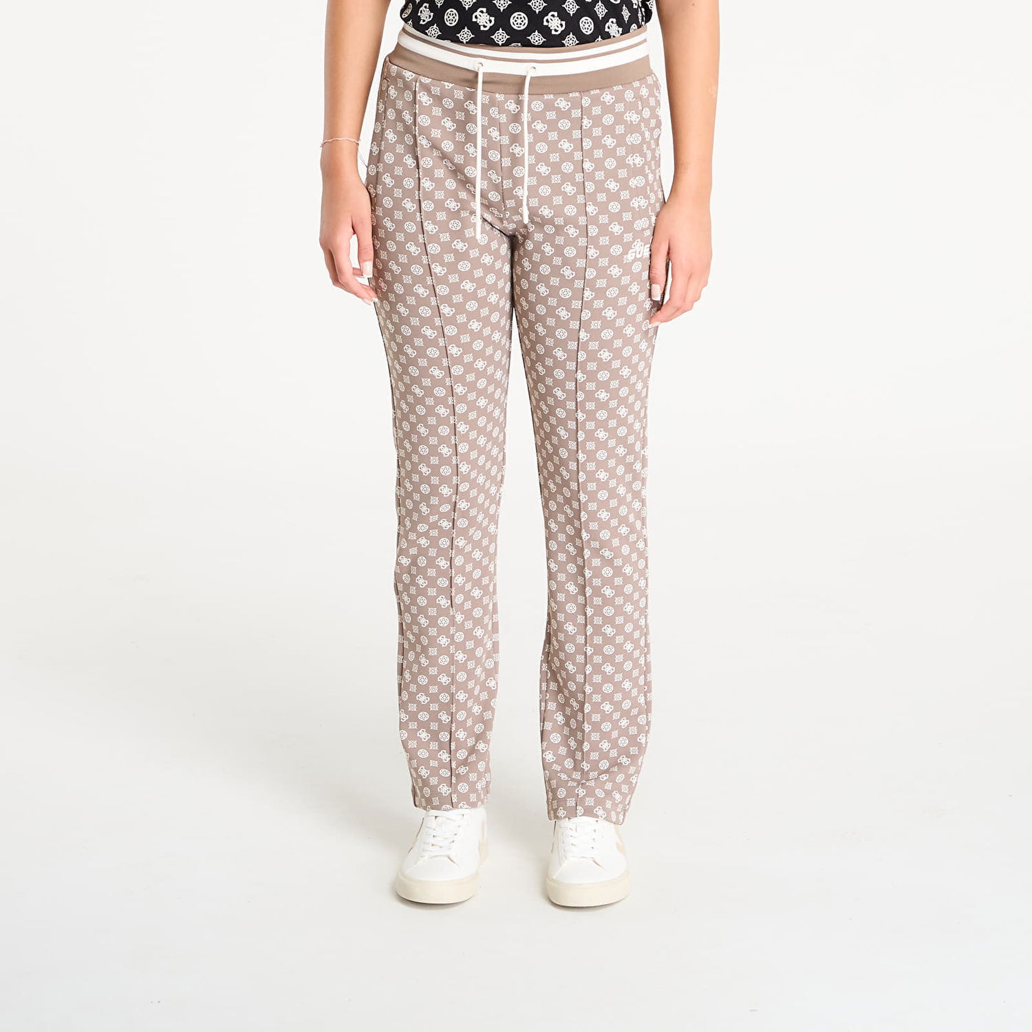 Joggingbukser GUESS GUESS New Aggie Long Pants Beige | V5YB20KB212-P8HI, 0
