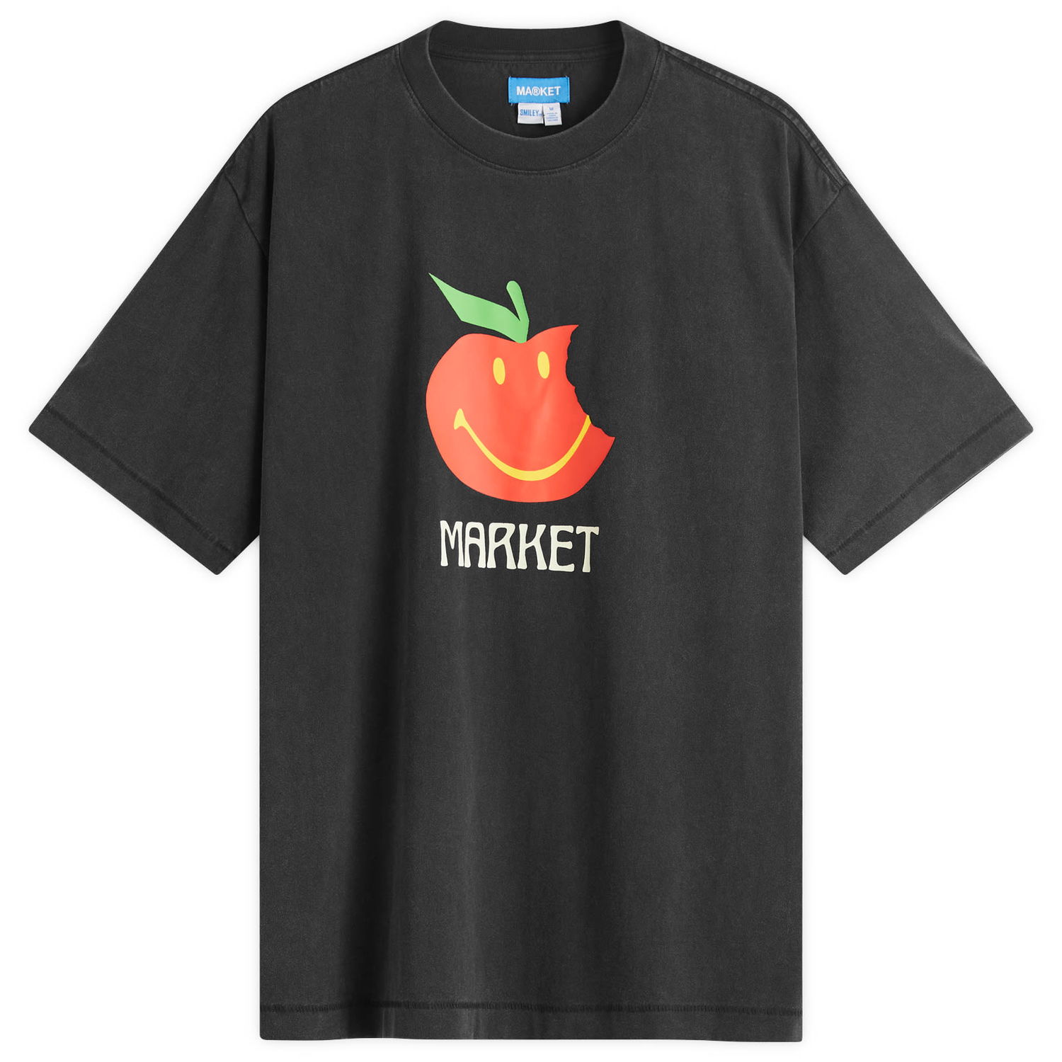 T-shirt MARKET Smiley Honeycrisp Graphic Tee, Size Large Sort | 399002180-BLK, 0