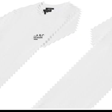 T-shirt A.P.C. Denise Logo T-Shirt Hvid | COEZC-F26842-AAB, 0