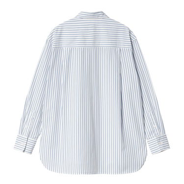 Skjorte Carhartt WIP L/S Linus Shirt Hvid | I033077_21Z_XX, 2