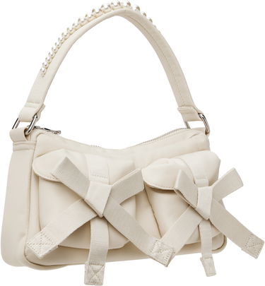 Håndtaske Simone Rocha Simone Rocha Beaded Utility Bow Pochette Bag Sort | BAG176B 0761, 4