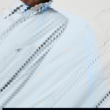 Skjorte GANT GANT Oxford Cotton Shirt Blå | 3000200-455, 2