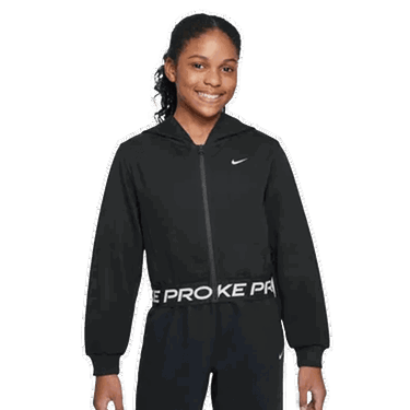 Sweatshirt Nike Pro Training Full-Zip Fleece Hoodie Sort | HQ9312-011, 0