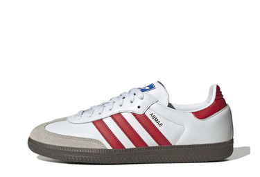Sneakers og sko adidas Originals Samba OG White Red Hvid | IG1025, 3