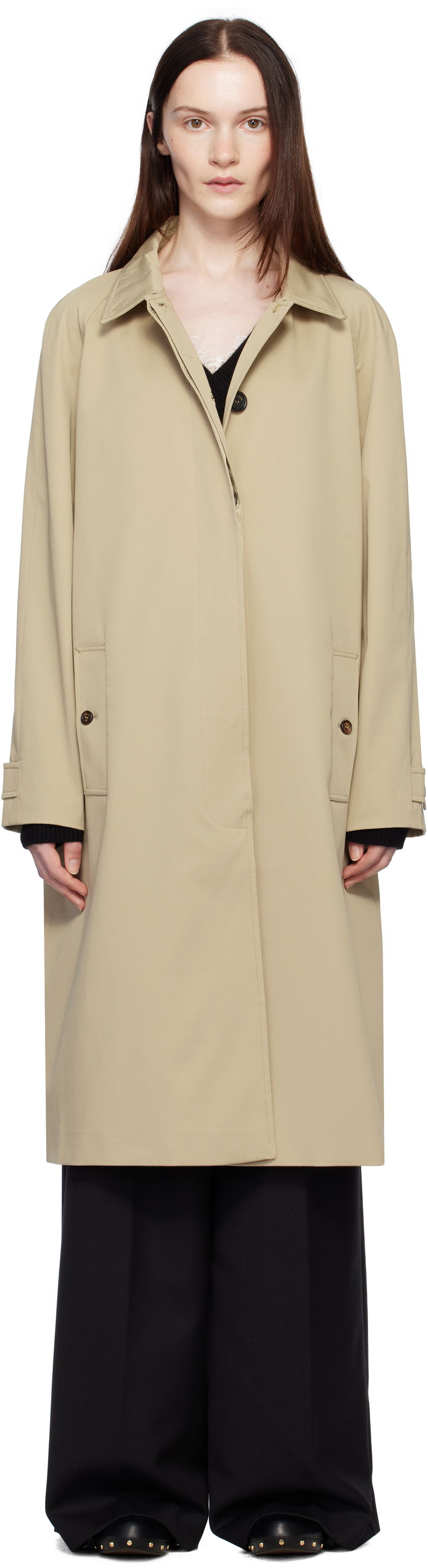 Trenchcoat Anine Bing Randy Trench Coat Beige | A-01-6164-250