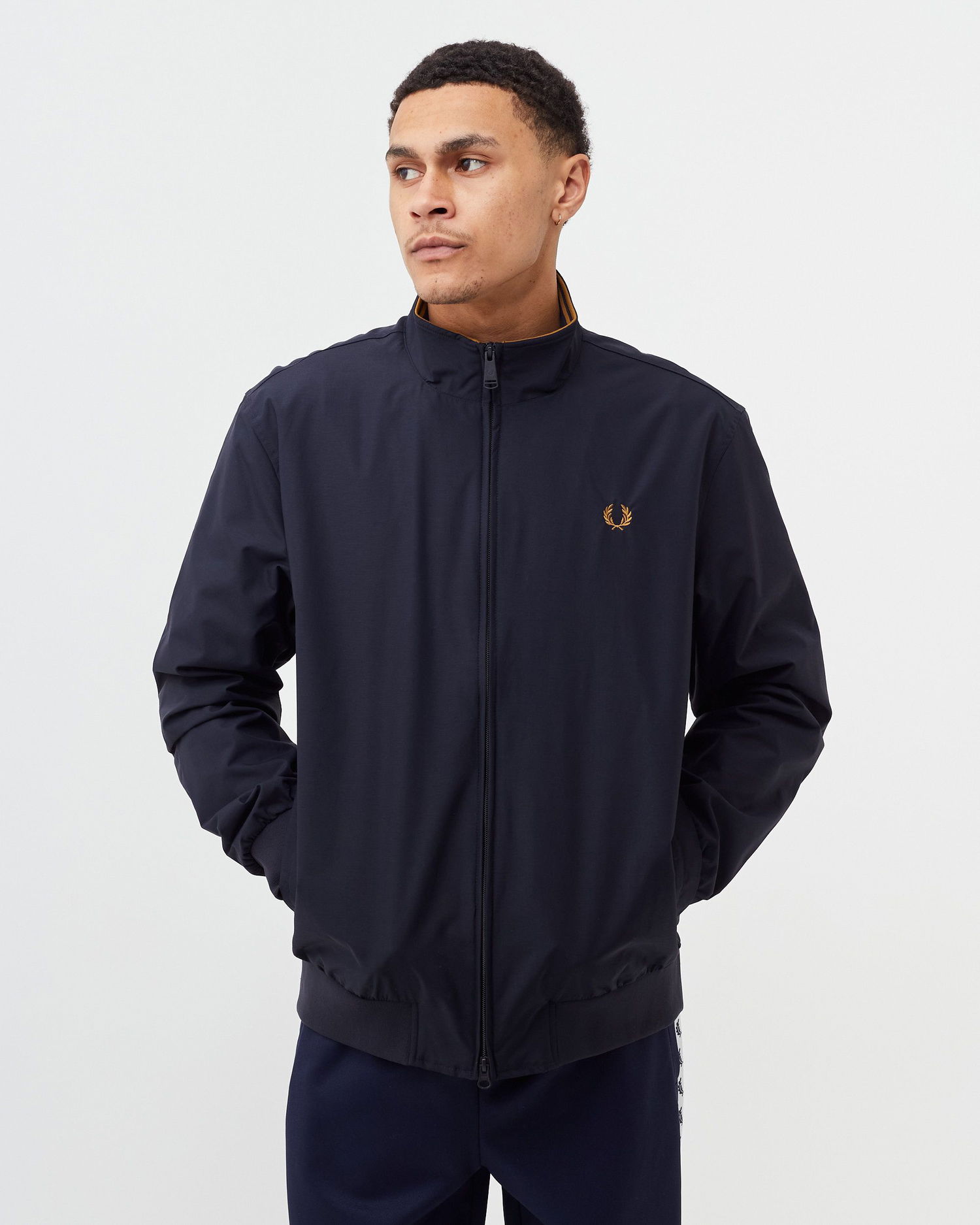 Bomberjakke Fred Perry BRENTHAM JACKET Sort | J2660-608, 1
